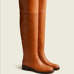 J.Crew Leather Over-The-Knee Riding Boots 👢